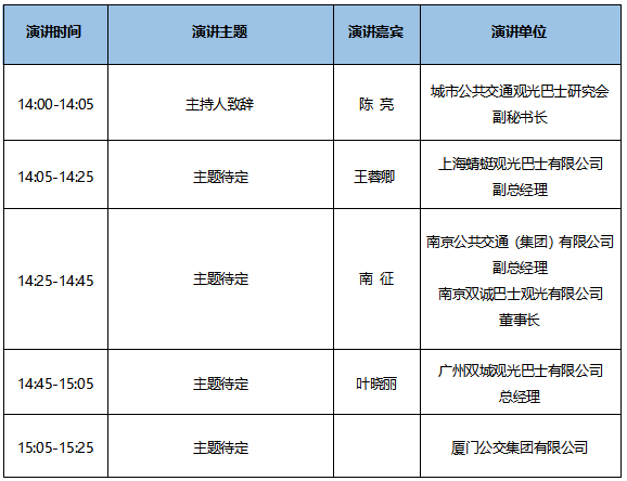 7大會議日程新鮮出爐！CIBE 2020上海國際客車展等您來！(圖31)