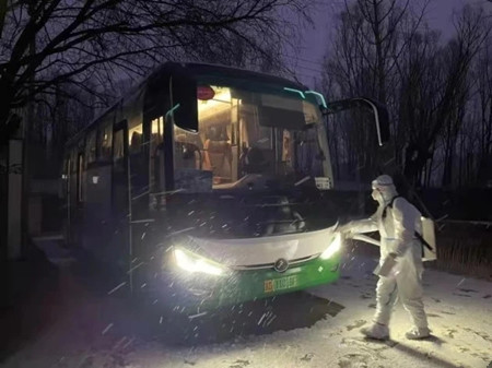 氫燃料領(lǐng)銜上陣 宇通氫燃料客車全力護航冰雪賽事(圖2)