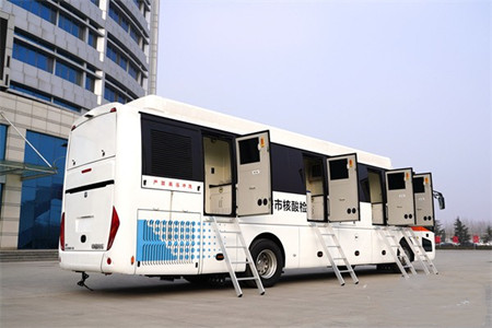 日檢量超過(guò)6000管！中通P2+核酸檢測(cè)車(chē)在多地“上崗”(圖2)